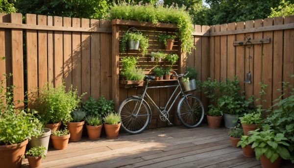 Comment intégrer des objets de récupération au jardin