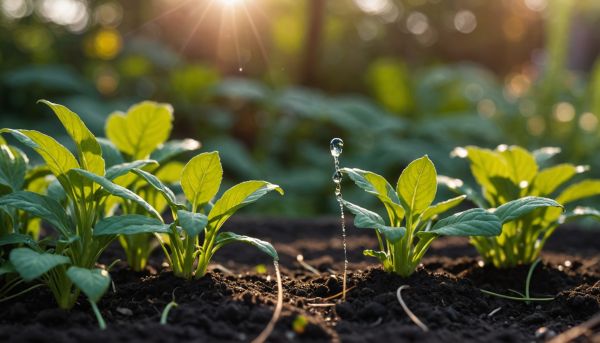 Le goutte-à-goutte : l'allié des économies d'eau