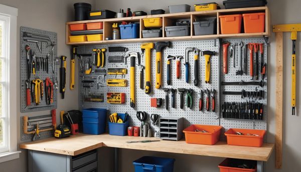 Rangement des outils : astuces gain de place